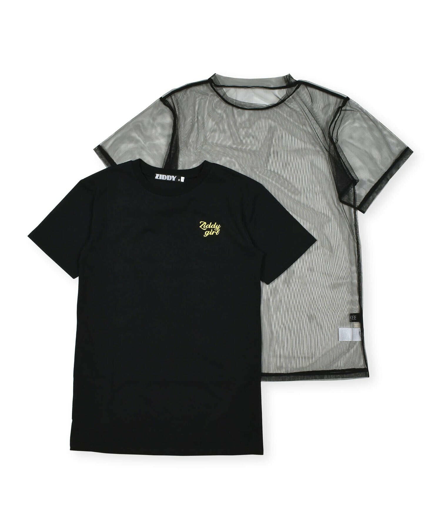 チュールアンサンブル&ビッグTシャツセット(130~160cm)